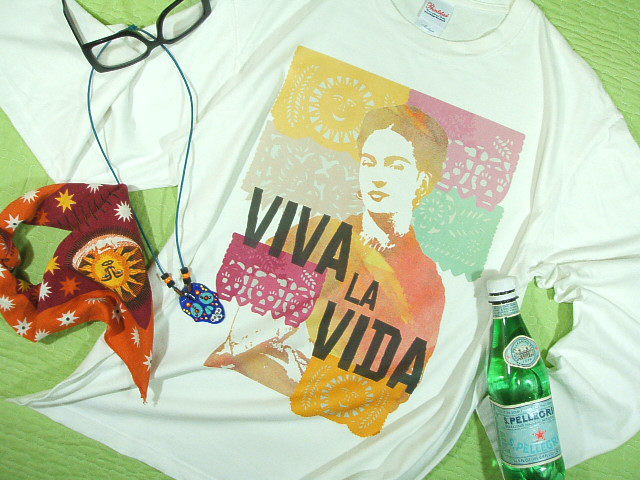 t[_J[̒sVc@Frida Kahlo T-shirt@T@t[_sVc