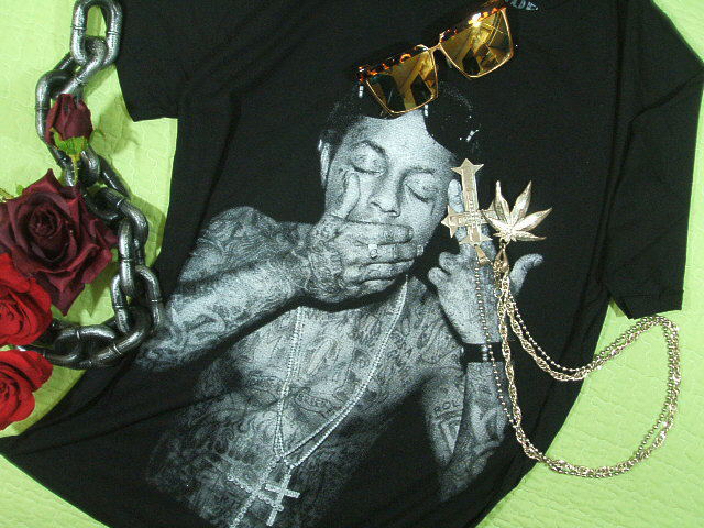 �����E�E�F�C���̂s�V���c�@���b�p�[�̂s�V���c�@Lil Wayne Tshirt