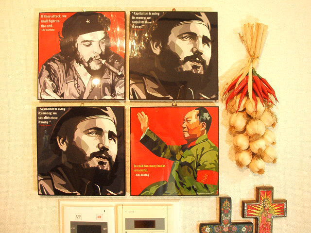 カストロのパネル　フィデル・カストロの雑貨　キューバ革命　パネル　雑貨