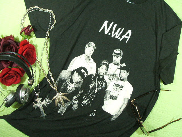 ヒップホップTシャツ NWA オールドスクール 西海岸 HIPHOP Tシャツ