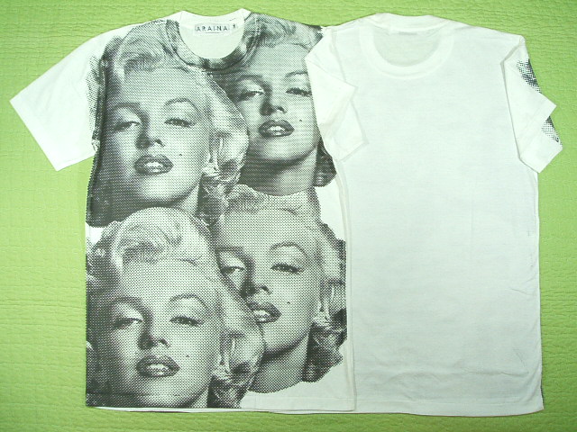 マリリン・モンローのTシャツ　モンローＴシャツ　マリリンＴシャツ　Marilyn Tshirt