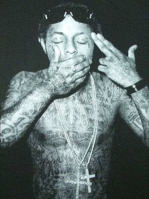 �����E�E�F�C���̂s�V���c�@���b�p�[�̂s�V���c�@Lil Wayne Tshirt