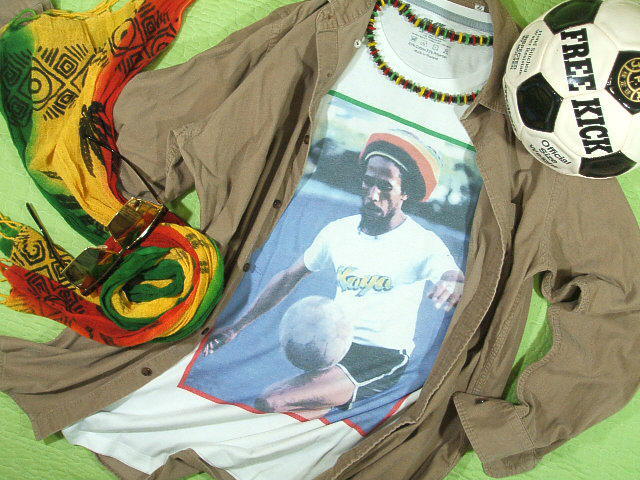 QG{[CY@{u}[[sVc@Bob Marley T-shirt@X^@QG@{uE}[[̂sVc