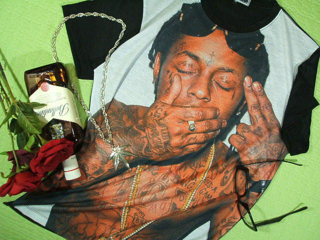 �����E�E�F�C���̂s�V���c�@���b�p�[�̂s�V���c�@Lil Wayne Tshirt