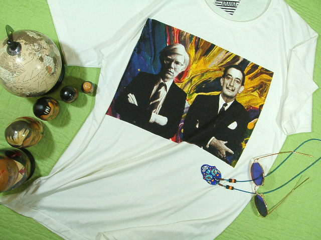 �T���o�g�[���E�_���̂s�V���c�@Salvador DALI T-shirt�@�E�H�[�t�H�[���̂s�V���c�@�A���f�B�E�H�[�t�H�[���s�V���c�@��Ƃ̂s�V���c�@�A�[�e�B�X�g�s�V���c