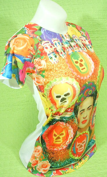 t[_sVc@LVR@@Ɓ@t[_EJ[̂sVc@Frida Kahlo T-shirt