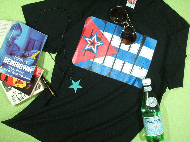 キューバtシャツ Cuba国旗ｔシャツ Cuba Tshirt サルサｔシャツ ダンスｔシャツ