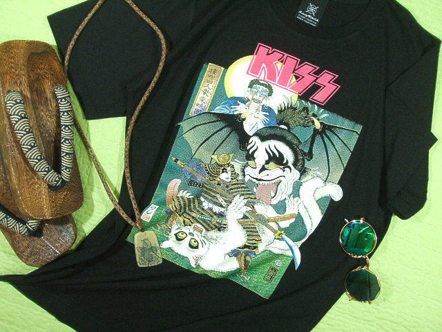 KISS�̂s�V���c�@���b�N�s�V���c�@�L�b�X�̂s�V���c�@�~���[�W�V�����̂s�V���c�@KISS T-shirt