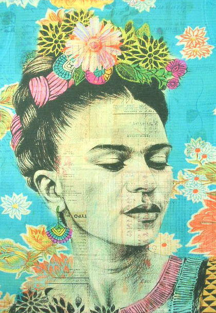fB[XsVc@t[_J[̂sVc@Frida Kahlo T-shirt@t[_sVc