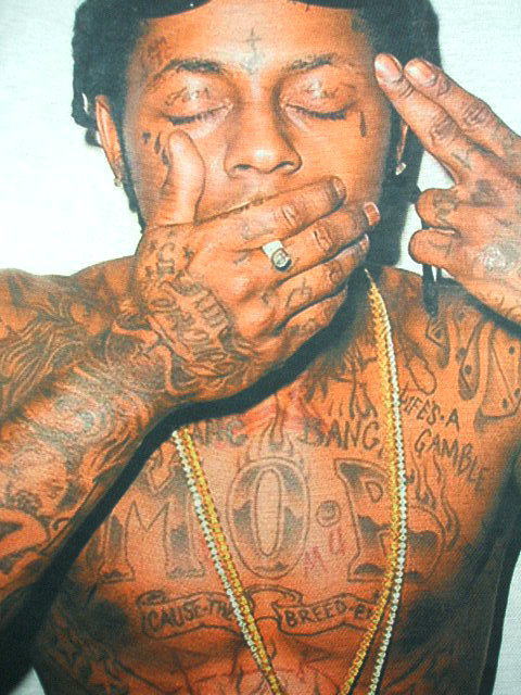 �����E�E�F�C���̂s�V���c�@���b�p�[�̂s�V���c�@Lil Wayne Tshirt