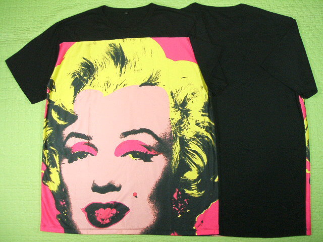 �}�������s�V���c�@�}�������������[�̂s�V���c�@Marilyn Tshirt
