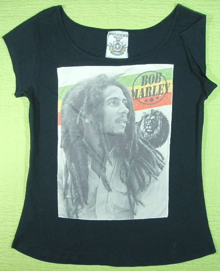 レディース　ボブマーリーＴシャツ　女性サイズ　Bob Marley T-shirt　ボブ・マーレーのＴシャツ