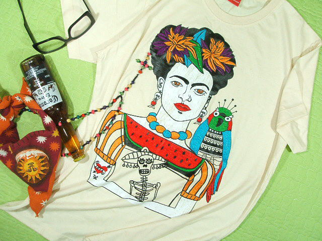 t[_J[̂sVc@Frida Kahlo T-shirt@t[_sVc