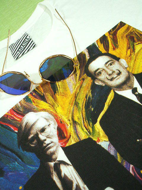 �T���o�g�[���E�_���̂s�V���c�@Salvador DALI T-shirt�@�E�H�[�t�H�[���̂s�V���c�@�A���f�B�E�H�[�t�H�[���s�V���c�@��Ƃ̂s�V���c�@�A�[�e�B�X�g�s�V���c