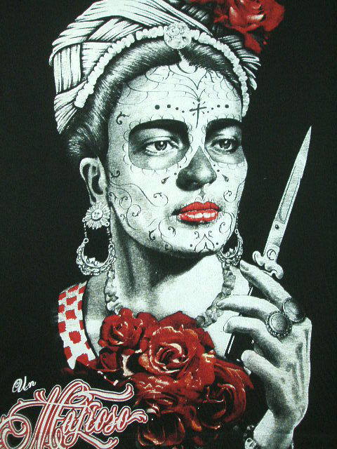 t[_J[̂sVc@Frida Kahlo T-shirt@t[_sVc@LVRƁ@ɂ̃e@sVc