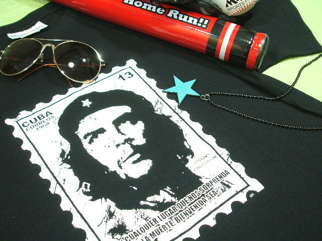 `FEQôsVc@QosVc@CHE GUEVARA Tshirt@L[ov̂sVc CUBA T-shirt