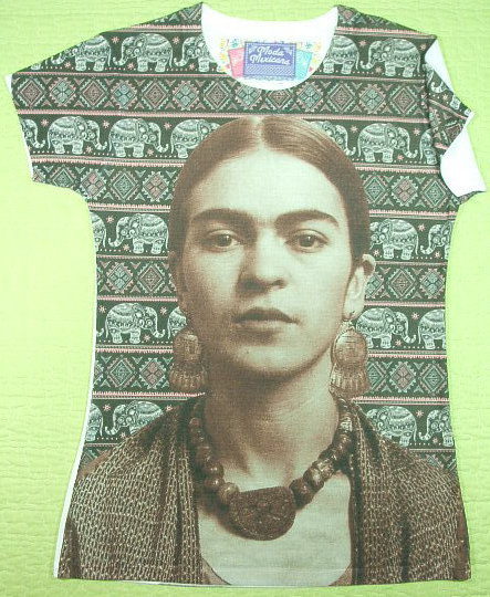 fB[XsVc@t[_J[̂sVc@Frida Kahlo T-shirt@t[_sVc