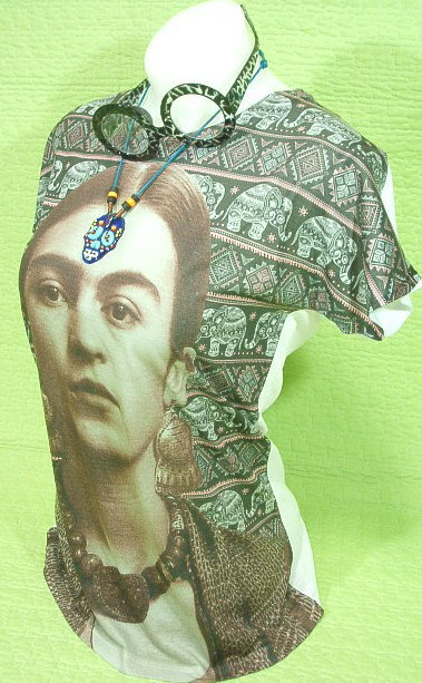 fB[XsVc@t[_J[̂sVc@Frida Kahlo T-shirt@t[_sVc