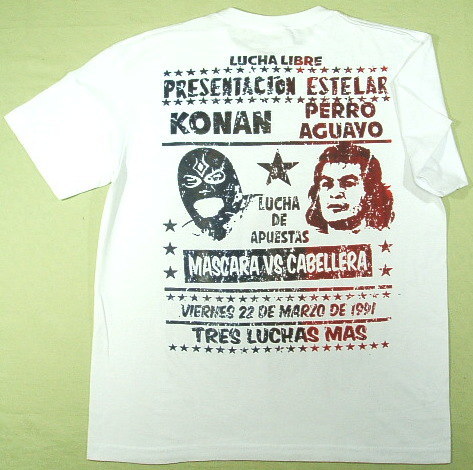 Lucha Libre ルチャ・ドールのＴシャツ　メキシコ　ルチャＴシャツ　ブルーデーモン　サント　メキシコプロレスＴシャツ