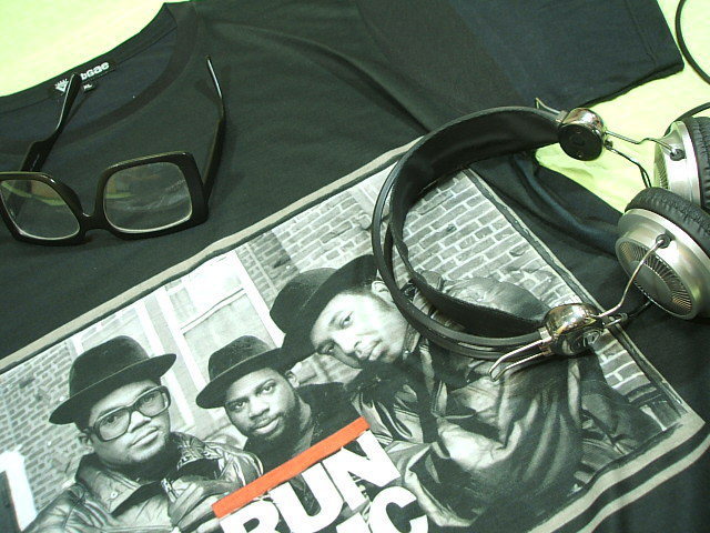 qbvzbvsVc RUN DMC t-shirt@HIP HOP ̂sVc@fB[GV[sVc