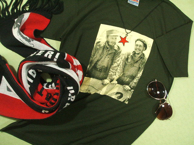 �L���[�o�v���@�`�F�E�Q�o���̂s�V���c�@�J�X�g���̂s�V���c�@CHE GUEVARA Tshirt