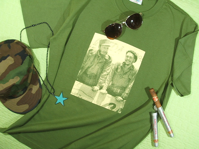 `FEQôsVc@QosVc@CHE GUEVARA Tshirt@L[ov̂sVc CUBA T-sh