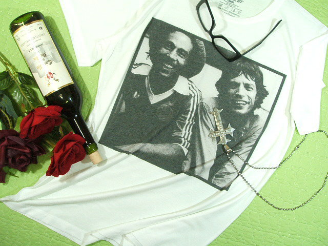 sVc@{u}[[ƃ~bNWK[@Bob Marley T-shirt