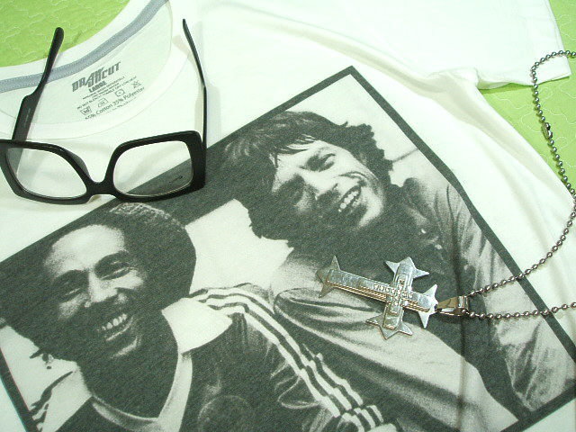 sVc@{u}[[ƃ~bNWK[@Bob Marley T-shirt