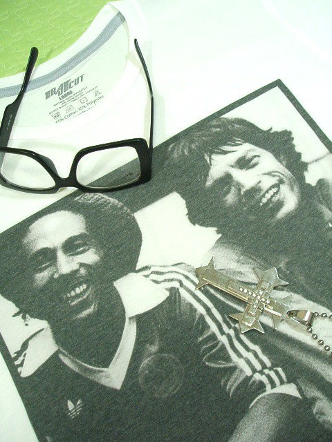 sVc@{u}[[ƃ~bNWK[@Bob Marley T-shirt