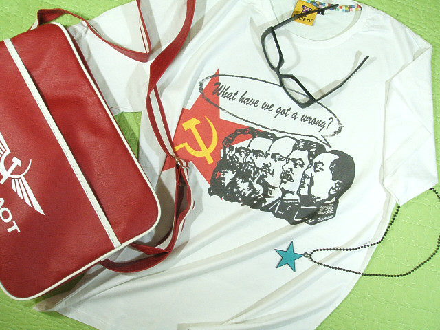 CCCP マルクス レーニン 毛沢東 共産オールスターズTシャツ ソビエト連邦Tシャツ 旧ソ連Tシャツ 共産主義Tシャツ