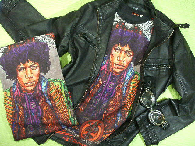 ジミヘンのＴシャツ　ジミヘンドリックスのＴシャツ　ジミヘンＴシャツ　Jimi Hendrix Tshirt