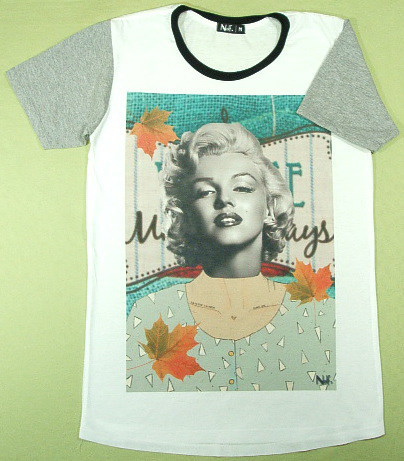 マリリン・モンローのTシャツ　モンローＴシャツ　マリリンＴシャツ　Marilyn