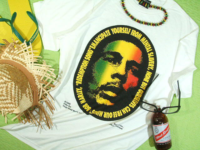 �{�u�}�[���[�s�V���c�@Bob Marley T-shirt�@���X�^�@���Q�G�@�{�u�E�}�[���[�̂s�V���c