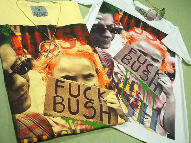 탁bZ[WsVc@FUCK BUSH Tshirt t@bNEubVsVc