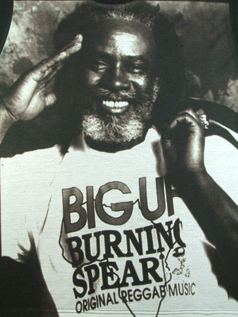 バーニング・スピアーのＴシャツ　レゲエＴシャツ　ジャマイカＴシャツ　Rasta T-shirt　Reggae T-shirt