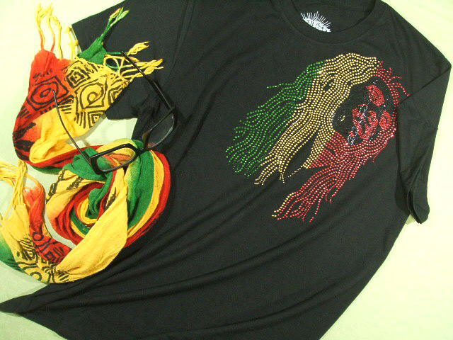 �{�u�}�[���[�s�V���c�@Bob Marley T-shirt