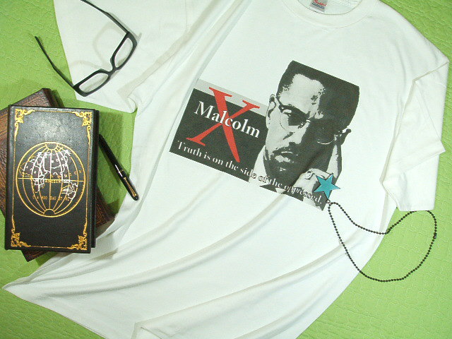 sVc@傫TCY@LOTCY@2XL 3XL@}RGbNX̂sVc@Malcolm X T-shirts@ubNpT[@l^