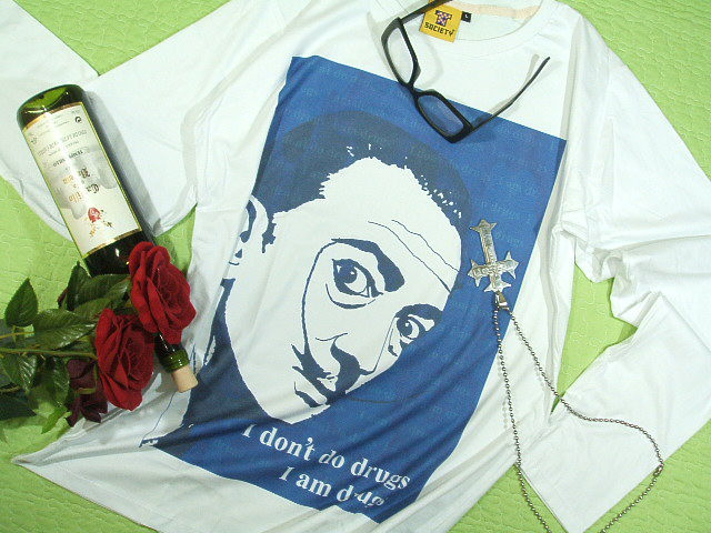 Tog[E_̒sVc@Salvador DALI T-shirt@Ƃ̒sVc@A[eBXgsVc