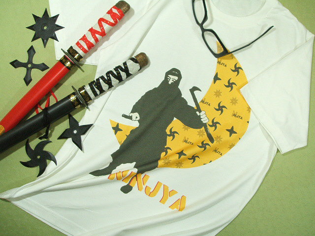 NINJYA jWuTVc@藠@E҂sVc@mO@N[WpTVc@jb|`[t@NINJYA Tshirt