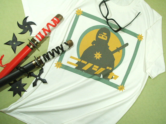 NINJYA jWsVc@藠@E҂̂sVc@@m@Japanese NINJYA Tshirt