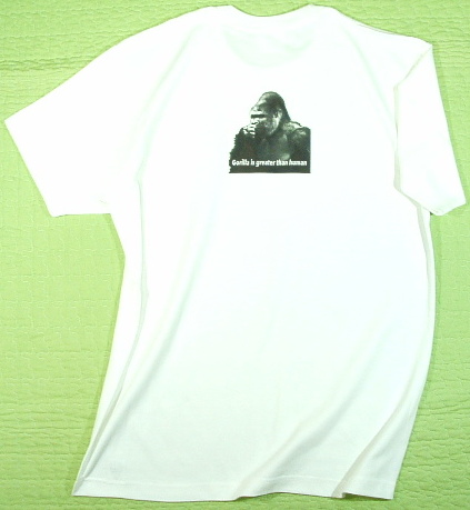 SsVc@ŜsVc@Gorilla Tshirt@S͐lԂ̑傾sVc@AIɑłsVc