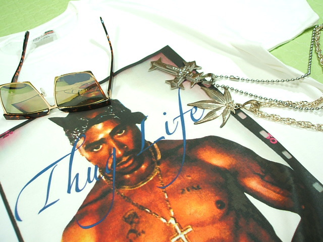 2PAC�@�̂s�V���c�@�����Y�@�c�[�p�b�N�̂s�V���c�@�M�����O�X�^���b�v�@�q�b�v�z�b�v�s�V���c�@HIP HOP T-shirt