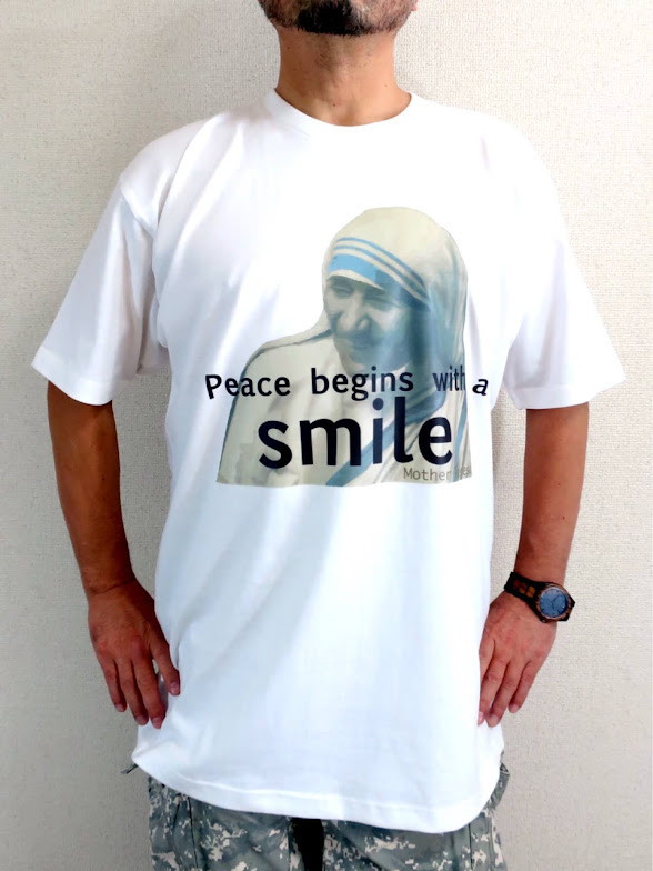 LOTCY@}U[eT̂sVc@I[o[TCY@Mother Teresa T-shirts@}U[eT̃rbOTCYsVc