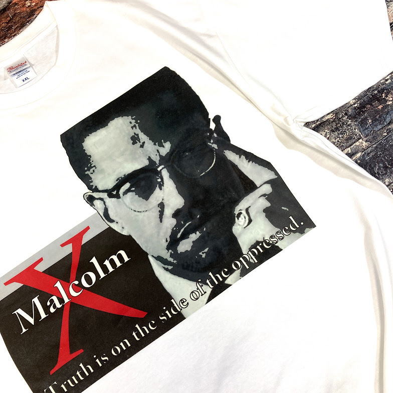 LOTCY@}RGbNX̂sVc@I[o[TCY@Malcolm X T-shirts@LOTCY@ubNpT[̂sVc@I[o[TCY@l^@rbOTCYsVc@l^@