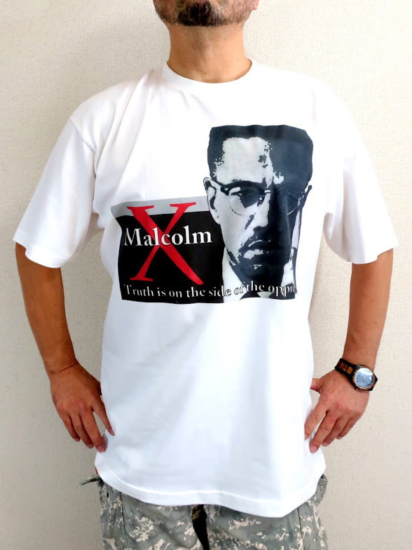 LOTCY@}RGbNX̂sVc@I[o[TCY@Malcolm X T-shirts@LOTCY@ubNpT[̂sVc@I[o[TCY@l^@rbOTCYsVc@l^@
