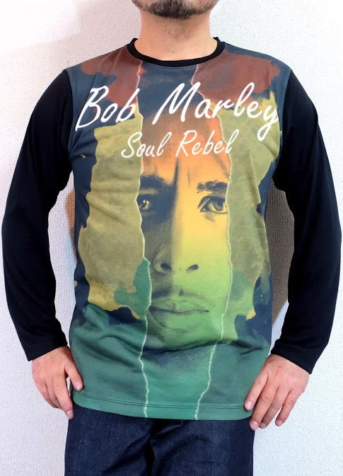 長袖 ボブマーリーTシャツ ロンT Bob Marley T-shirt ラスタ レゲエ ボブ・マーレーのTシャツ
