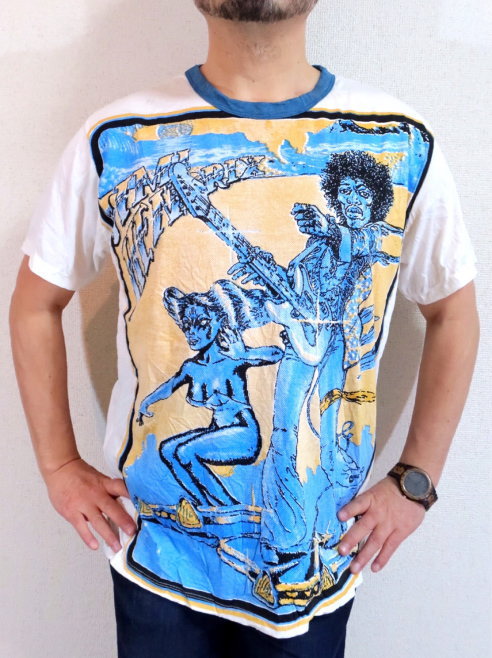 Jimi Hendrix ジミヘンのＴシャツ　ジミヘンドリックスのＴシャツ　ロックTシャツ　ジミヘンＴシャツ　Jimi Hendrix T-shirt