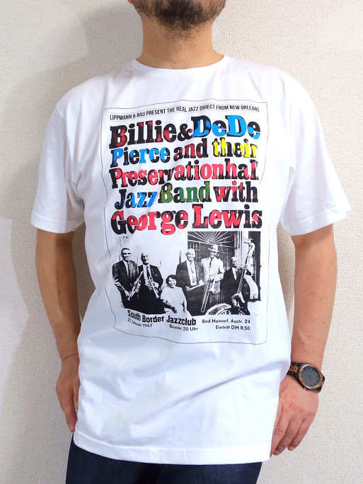 ジャズTシャツ ジョージルイスのTシャツ ニューオリンズジャズTシャツ JAZZ Tshirt