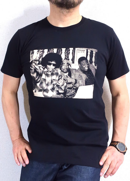 EAZY-E Tshirt 2PAC BIG qbvzbvsVc@NWA@I[hXN[@C݁@HIPHOP@sVc