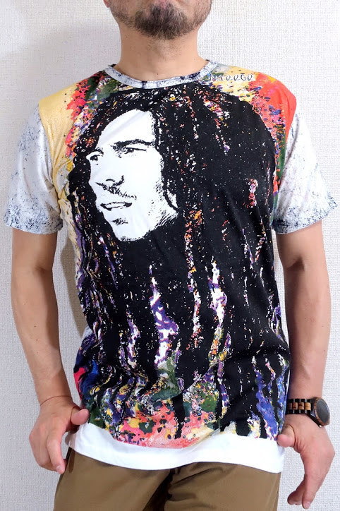 hbh@{u}[[sVc@Bob Marley T-shirt@X^@QG@{uE}[[̂sVc